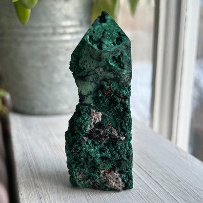 Botryoidal Malachite Tower