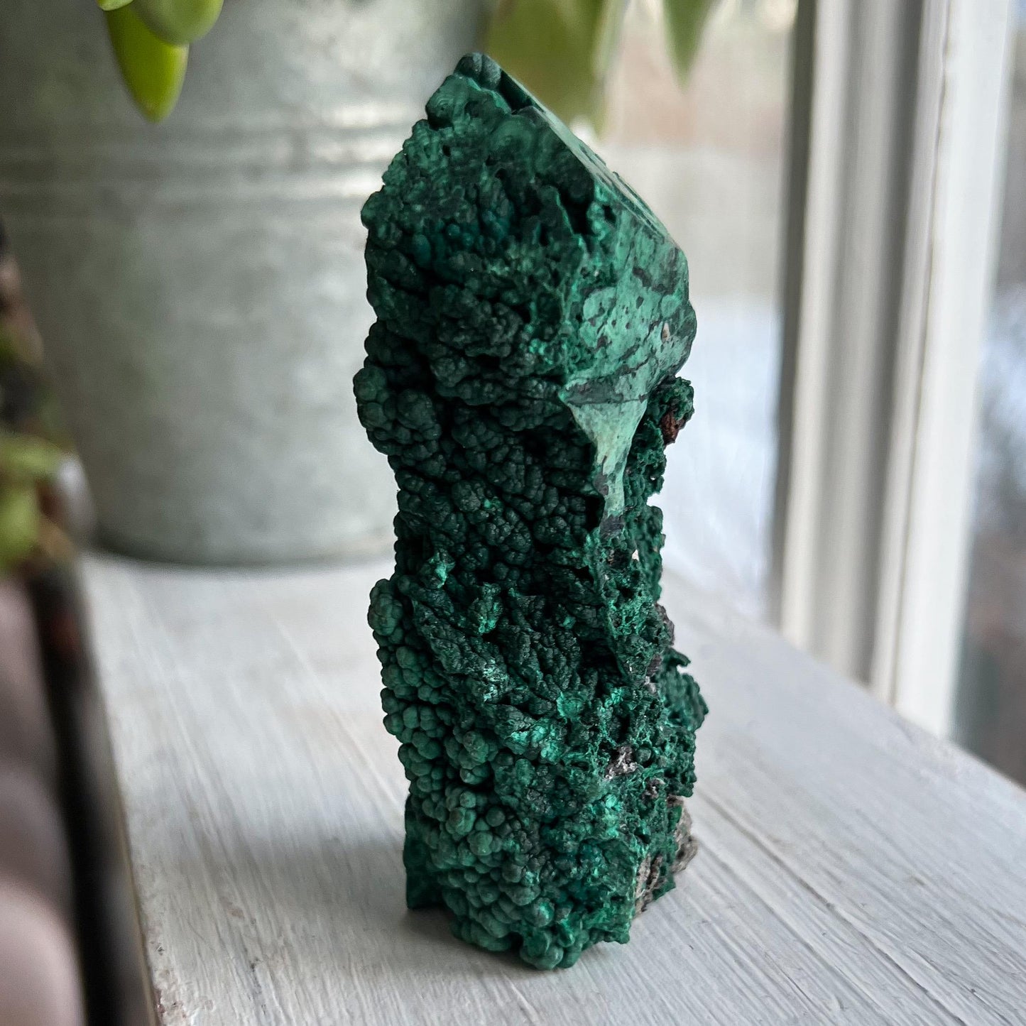 Botryoidal Malachite Tower