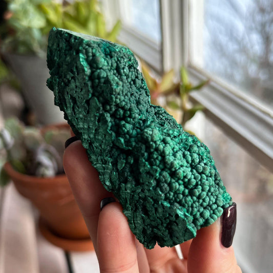 Botryoidal Malachite Tower