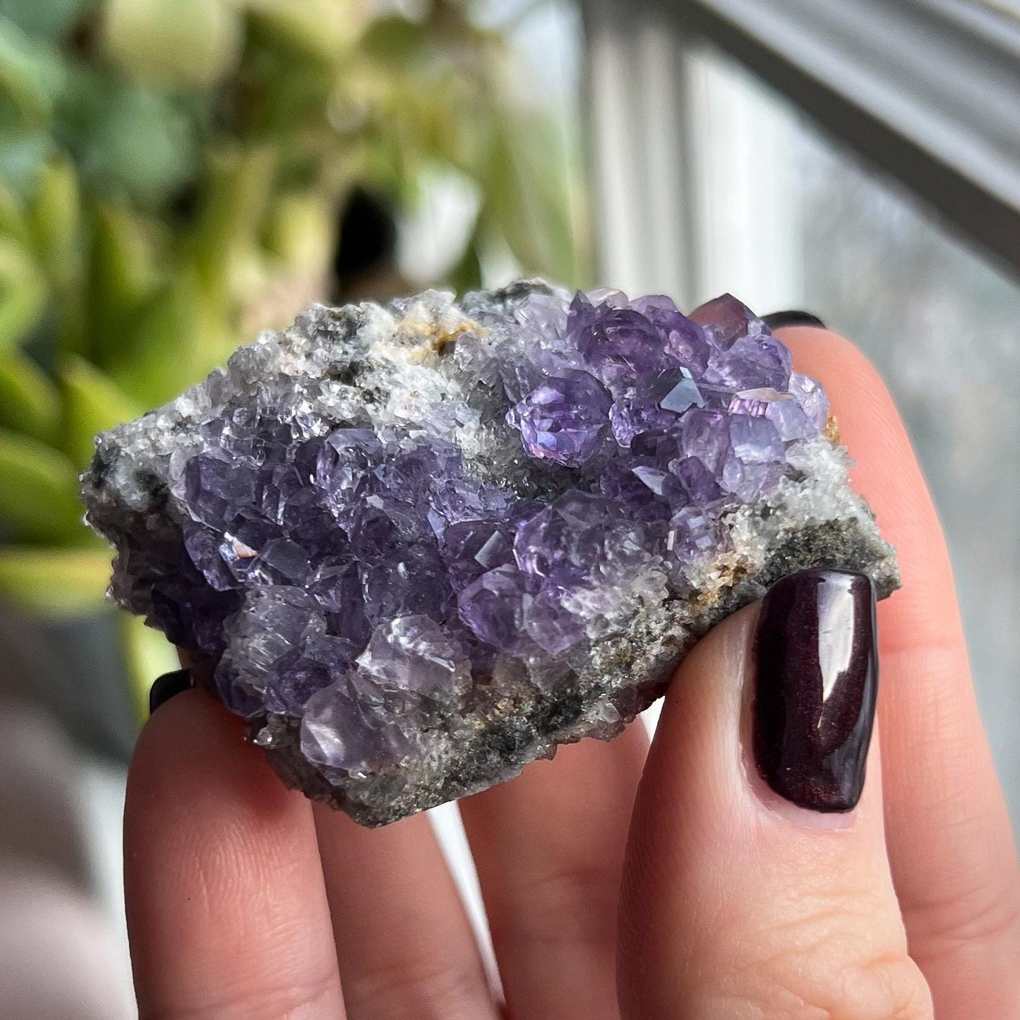 Cubic Glassy Purple Fluorite