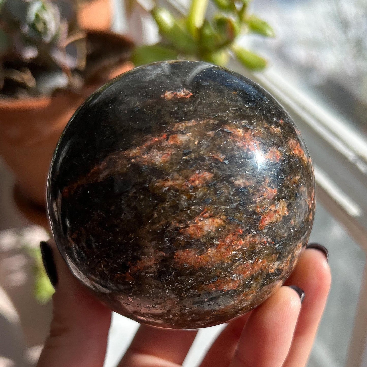 Sunstone Mica Sphere