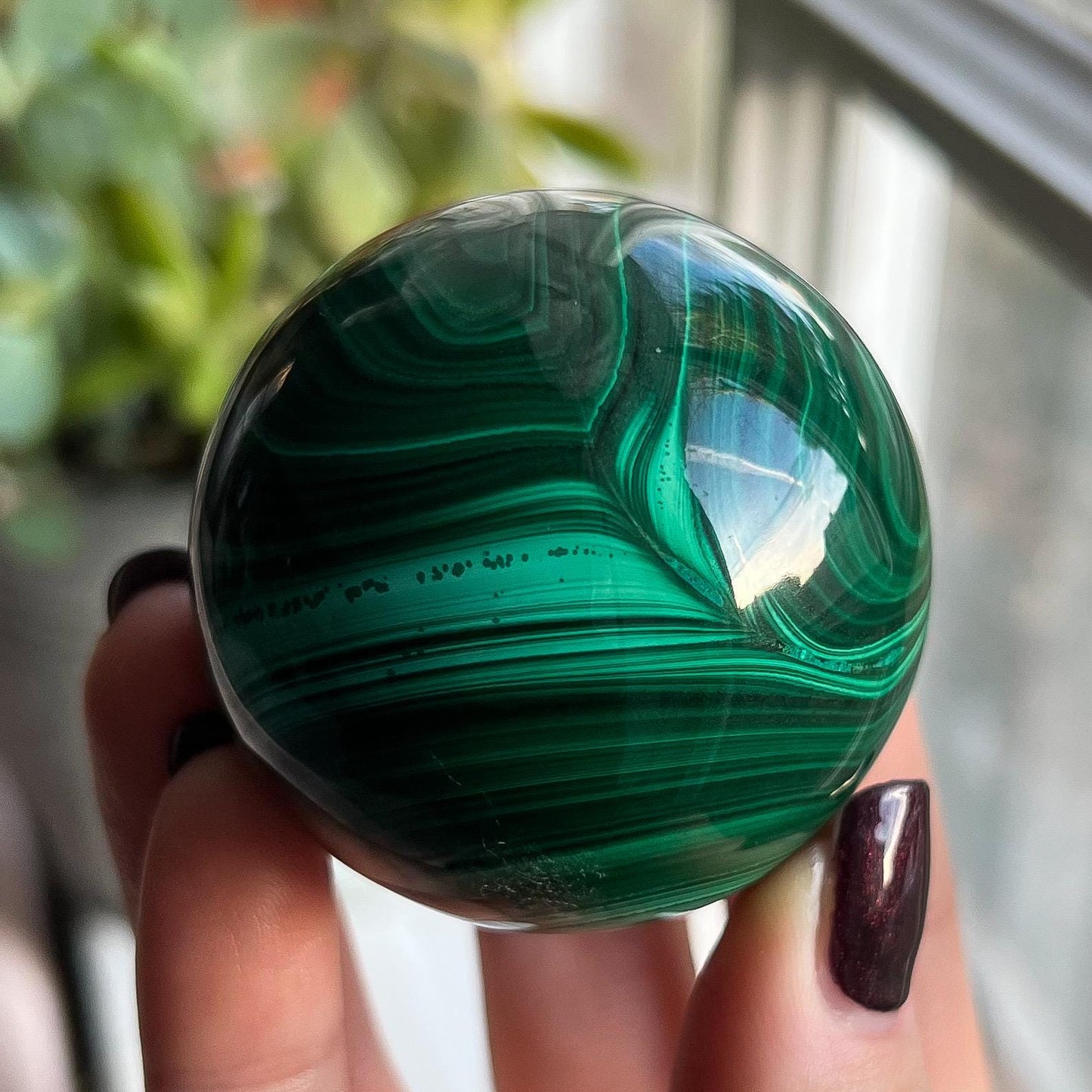 Malachite Eye Sphere