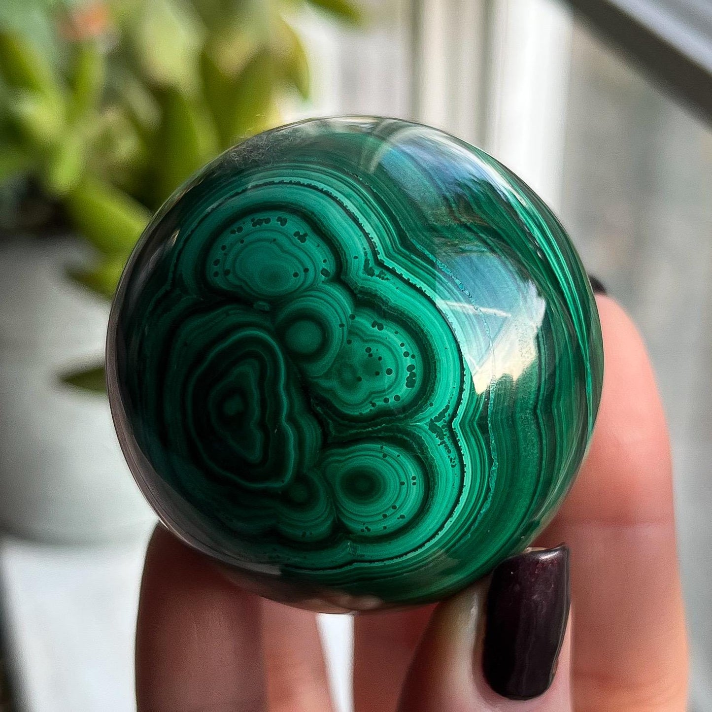 Malachite Eye Sphere