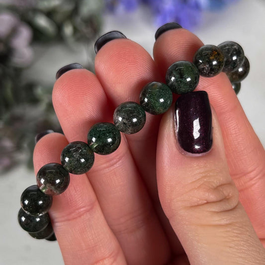 Green Moss Agate Bracelet