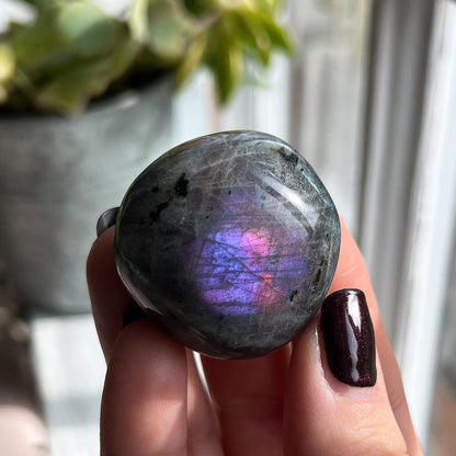 Purple Labradorite Pebble