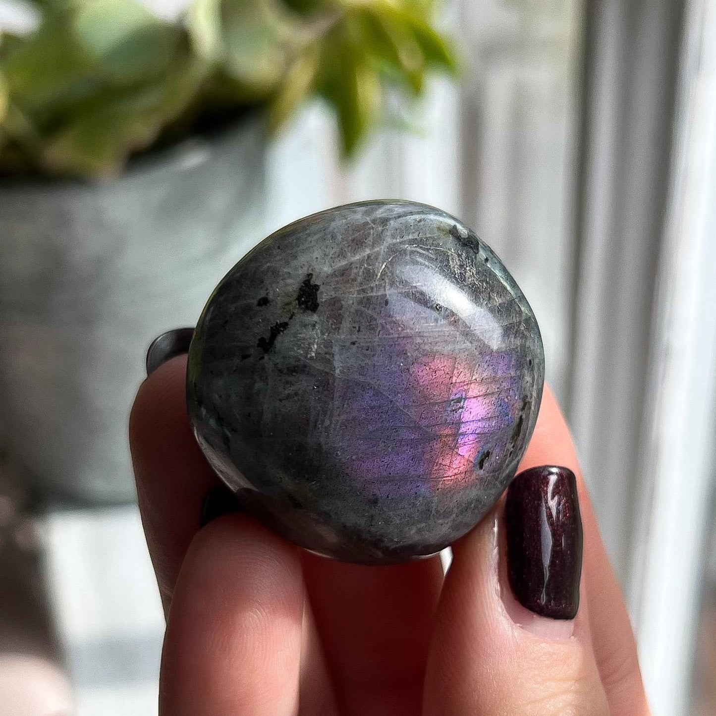 Purple Labradorite Pebble