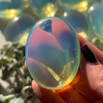 Opalite Palm Stone