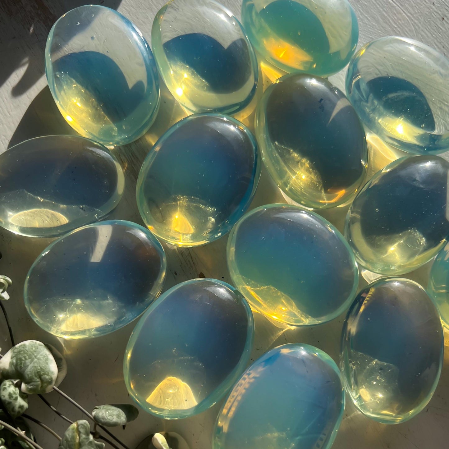 Opalite Palm Stone