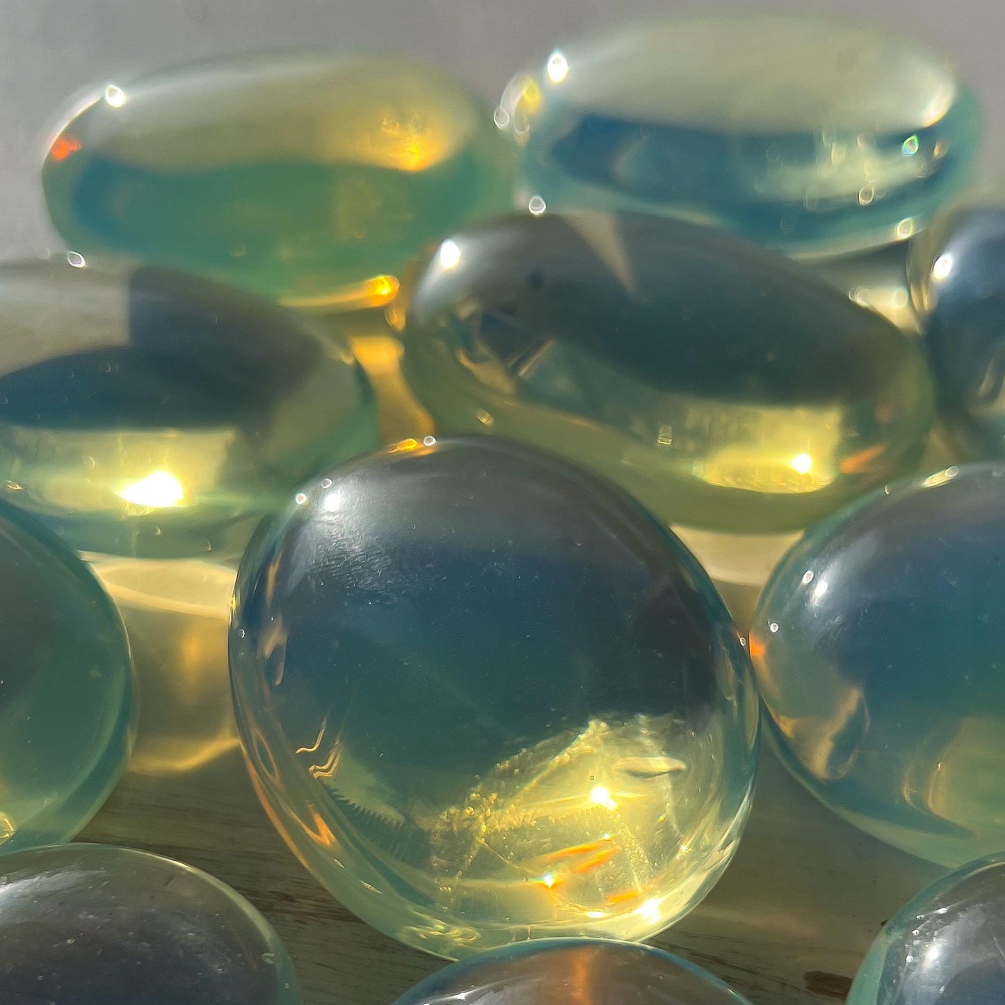 Opalite Palm Stone