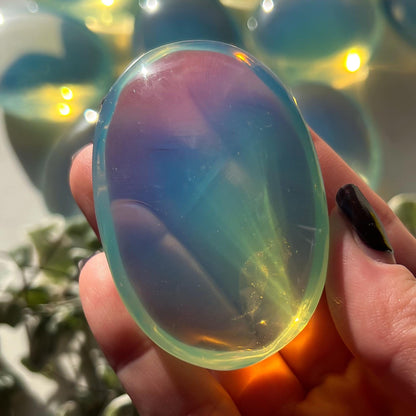 Opalite Palm Stone