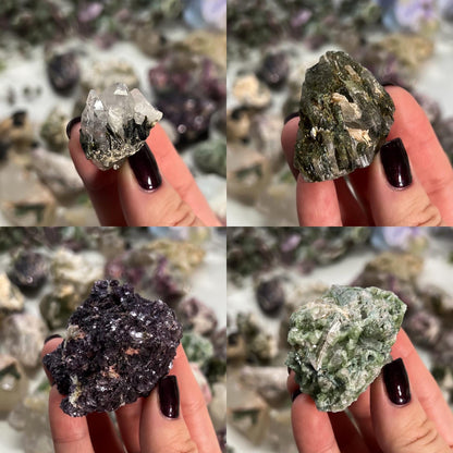 Tourmaline Lepidolite Quartz