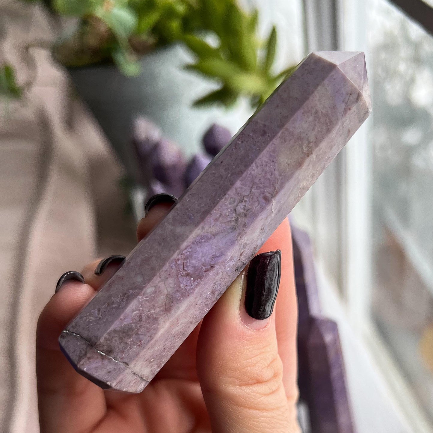 Lavender Jade Obelisk