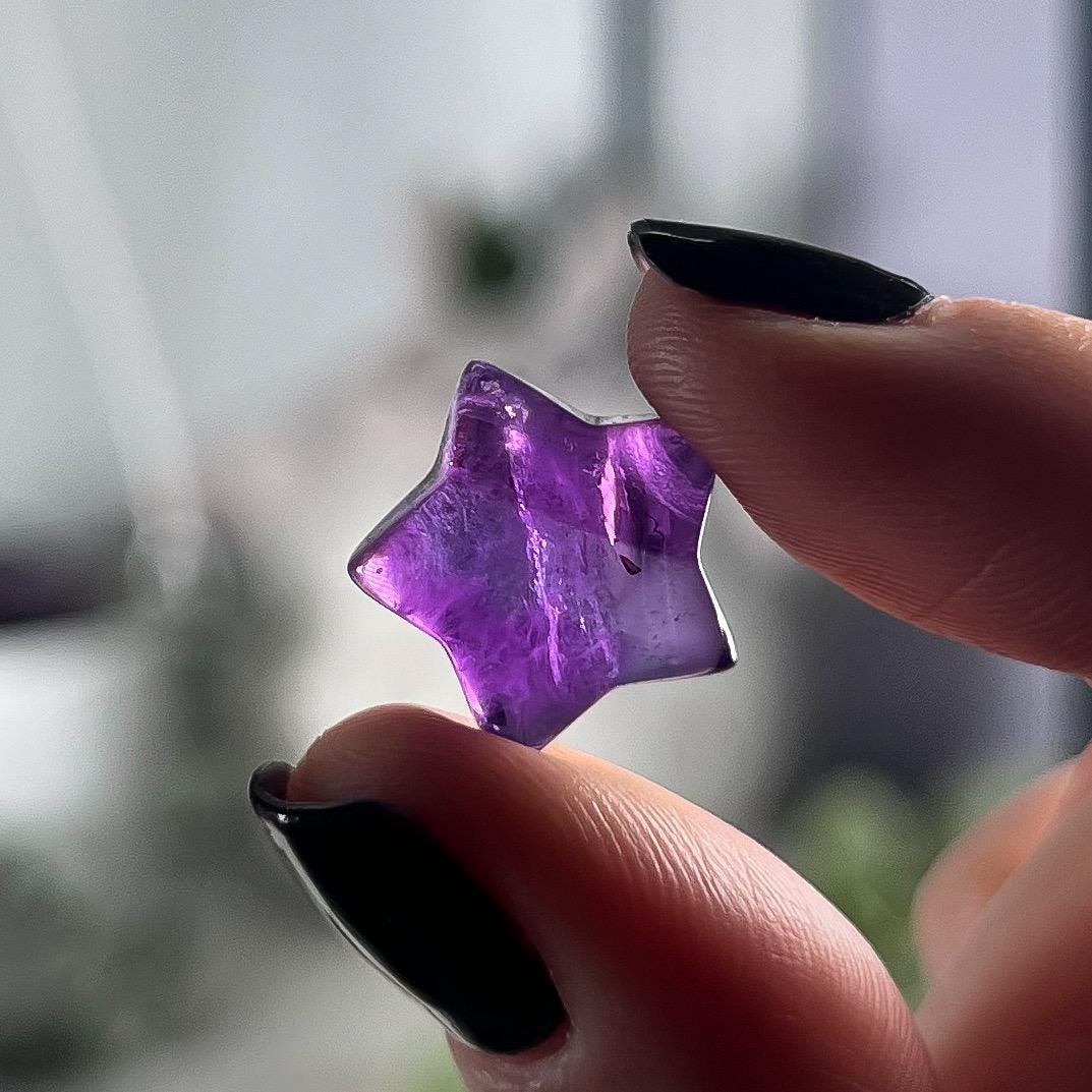 AAA Amethyst Moons and Stars