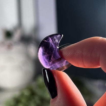 AAA Amethyst Moons and Stars