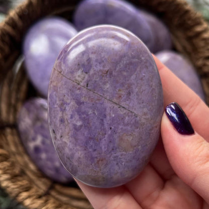 Lavender Jade Palm Stones