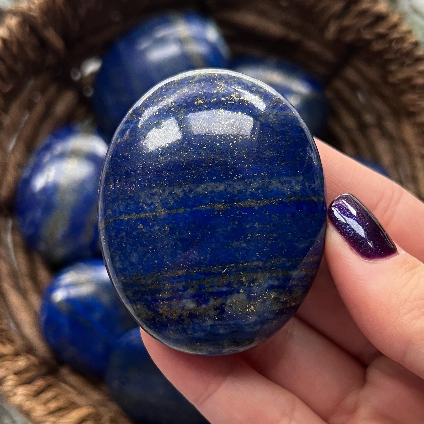 Lapis Lazuli Palm Stones