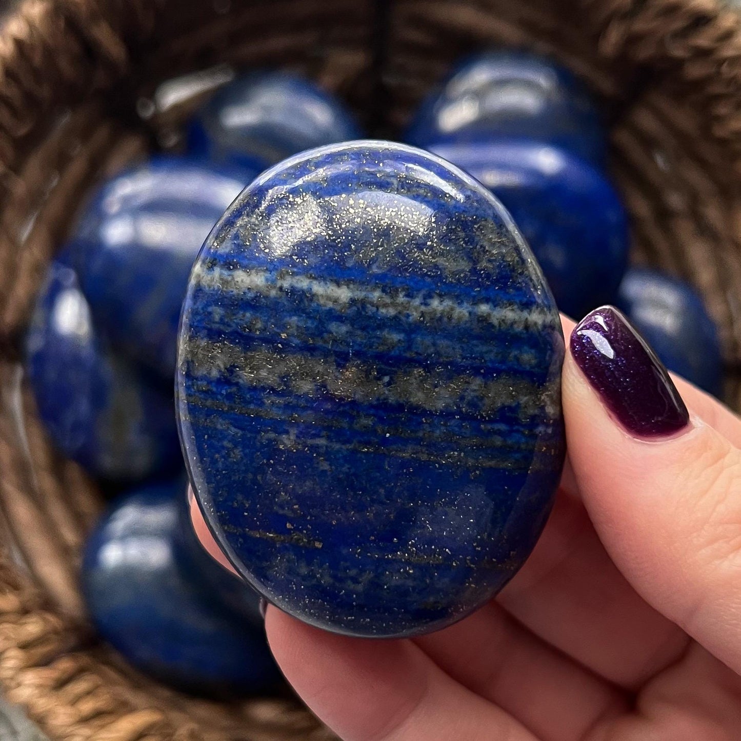 Lapis Lazuli Palm Stones
