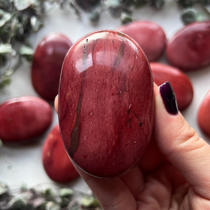 Mookaite Jasper Palm Stone