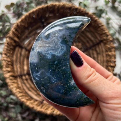 Moss Agate Moons