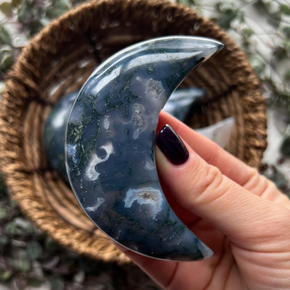 Moss Agate Moons