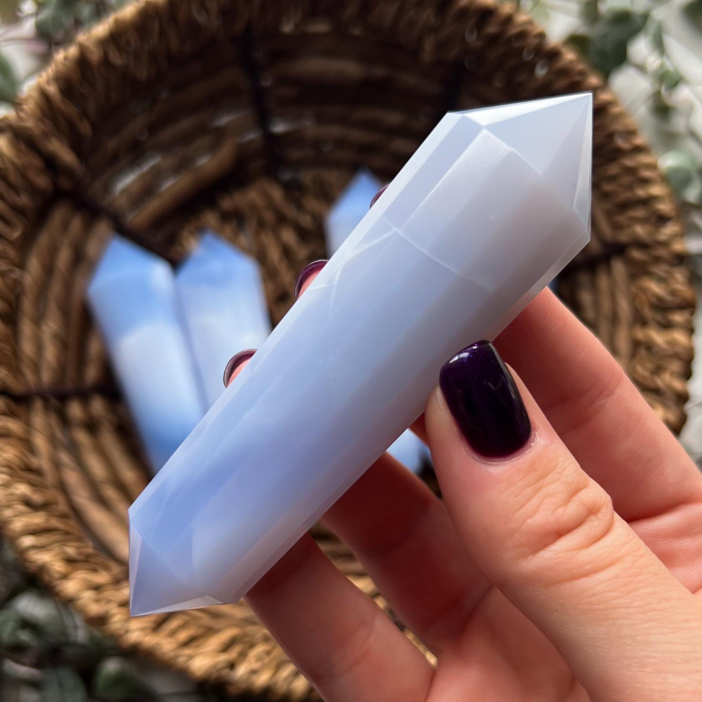 Blue Chalcedony Vogel