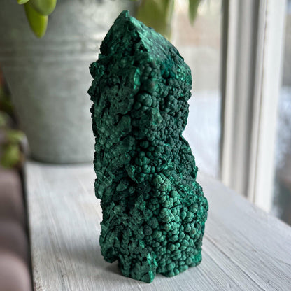 Botryoidal Malachite Tower