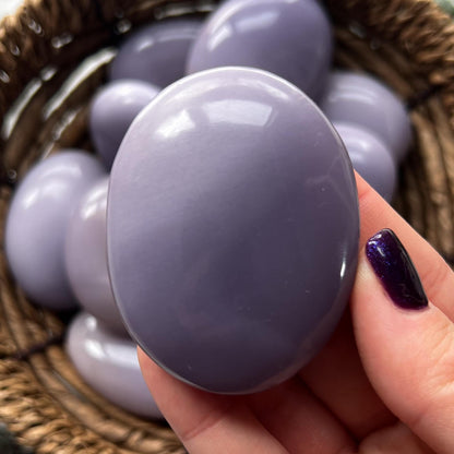 Yttrium Fluorite Palm Stone