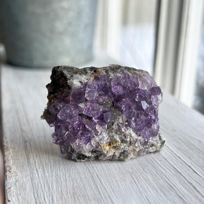 Cubic Glassy Purple Fluorite