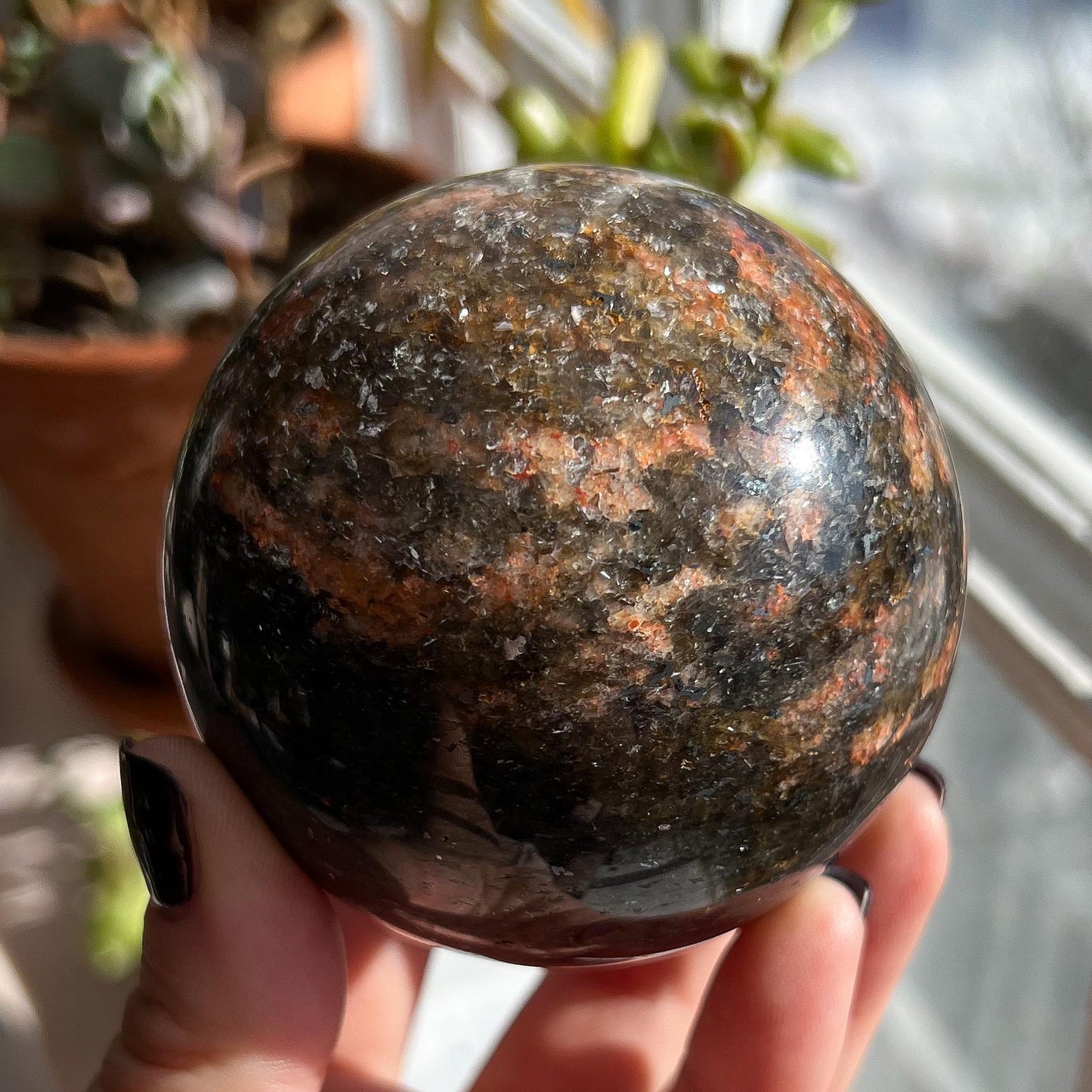 Sunstone Mica Sphere