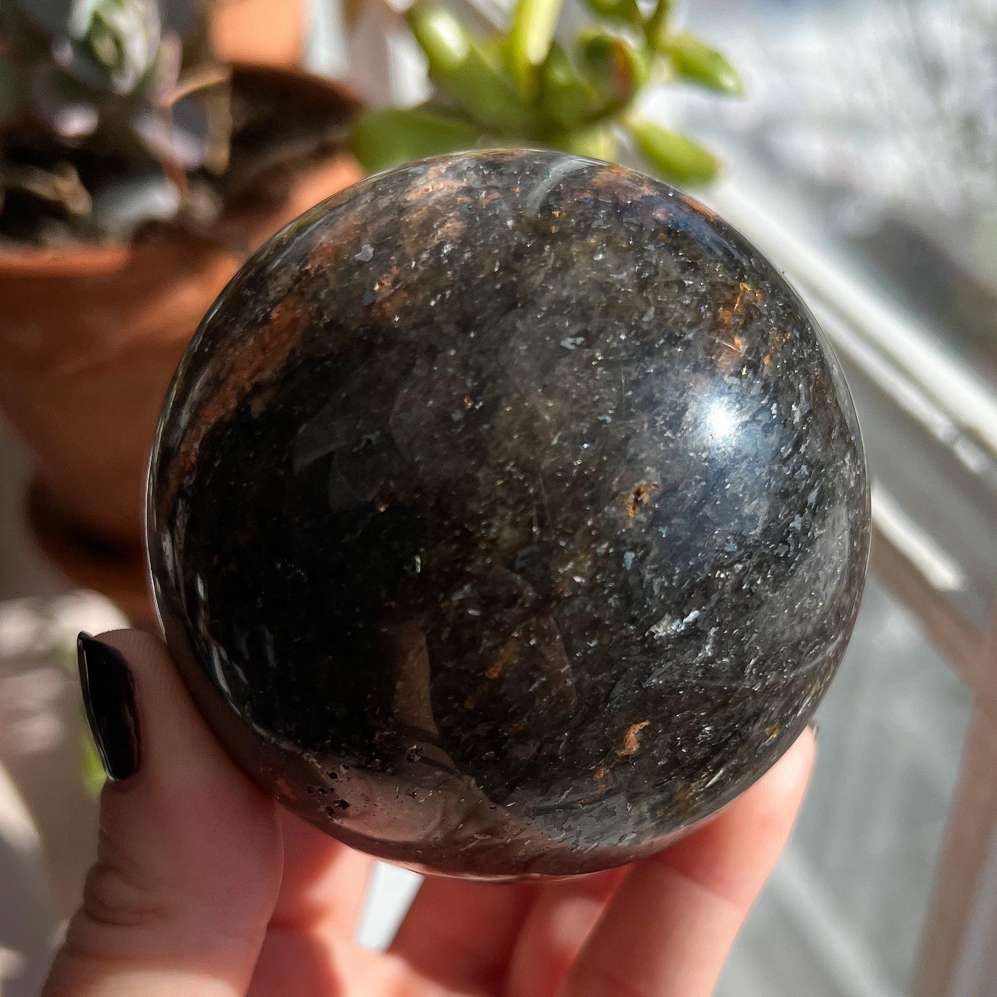 Sunstone Mica Sphere