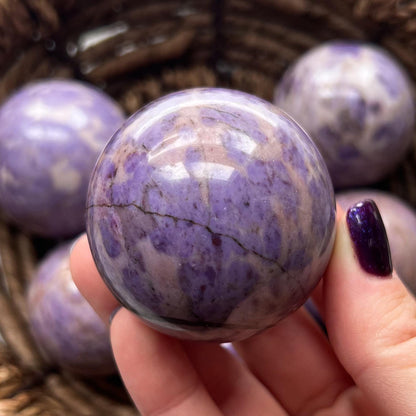Lavender Turkish Jade Sphere