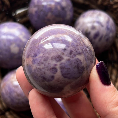 Lavender Turkish Jade Sphere