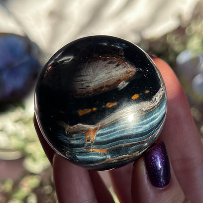 Blue Tigers Eye Spheres