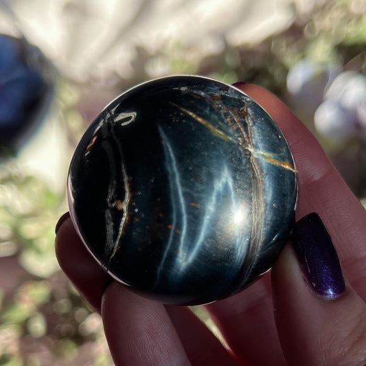 Blue Tigers Eye Spheres