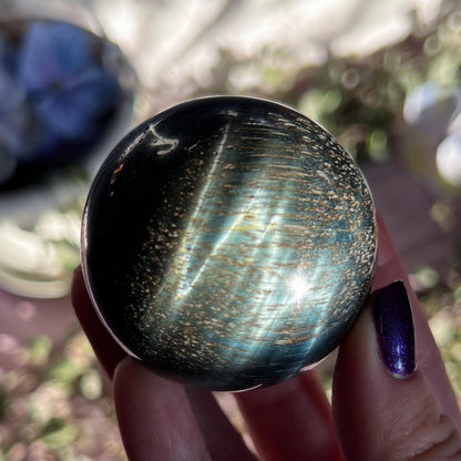 Blue Tigers Eye Spheres