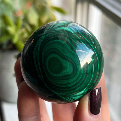 Malachite Eye Sphere