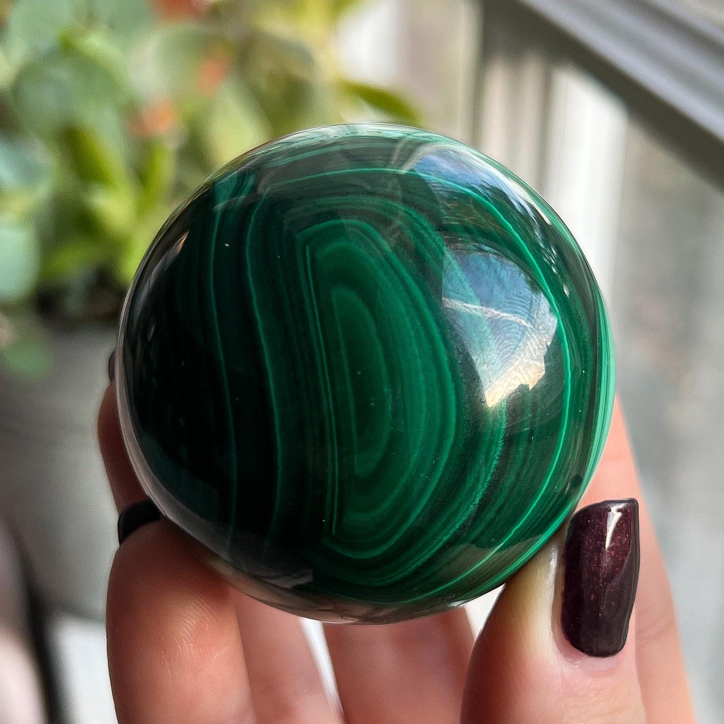 Malachite Eye Sphere