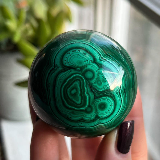 Malachite Eye Sphere