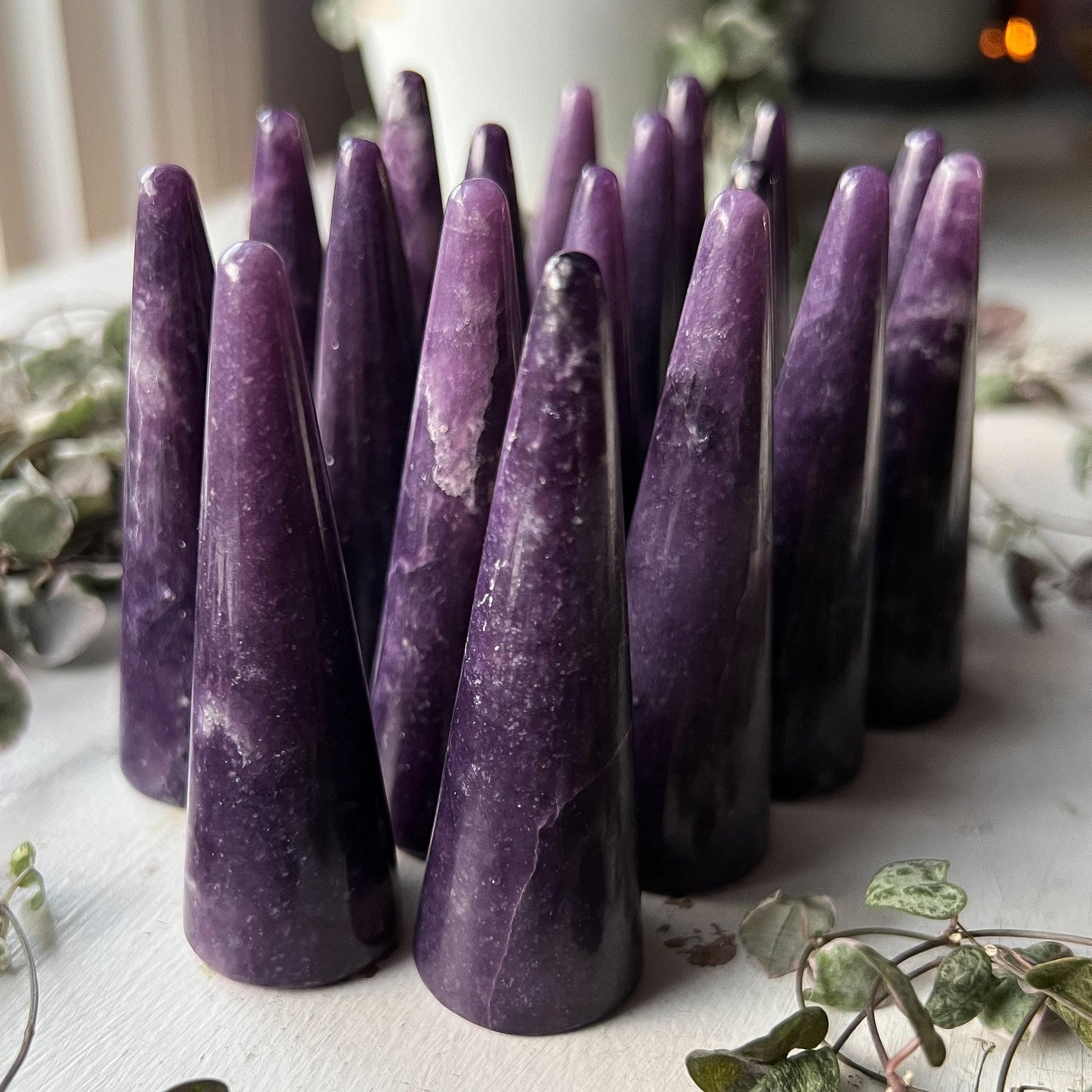 Lepidolite Ring Holder