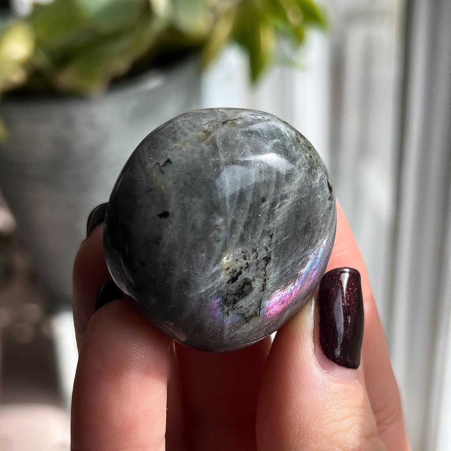 Purple Labradorite Pebble