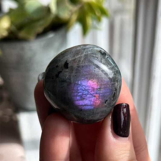 Purple Labradorite Pebble