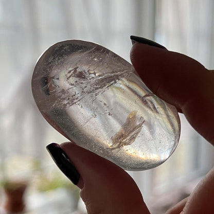 Clear Quartz Palm Stones