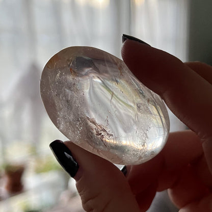 Clear Quartz Palm Stones