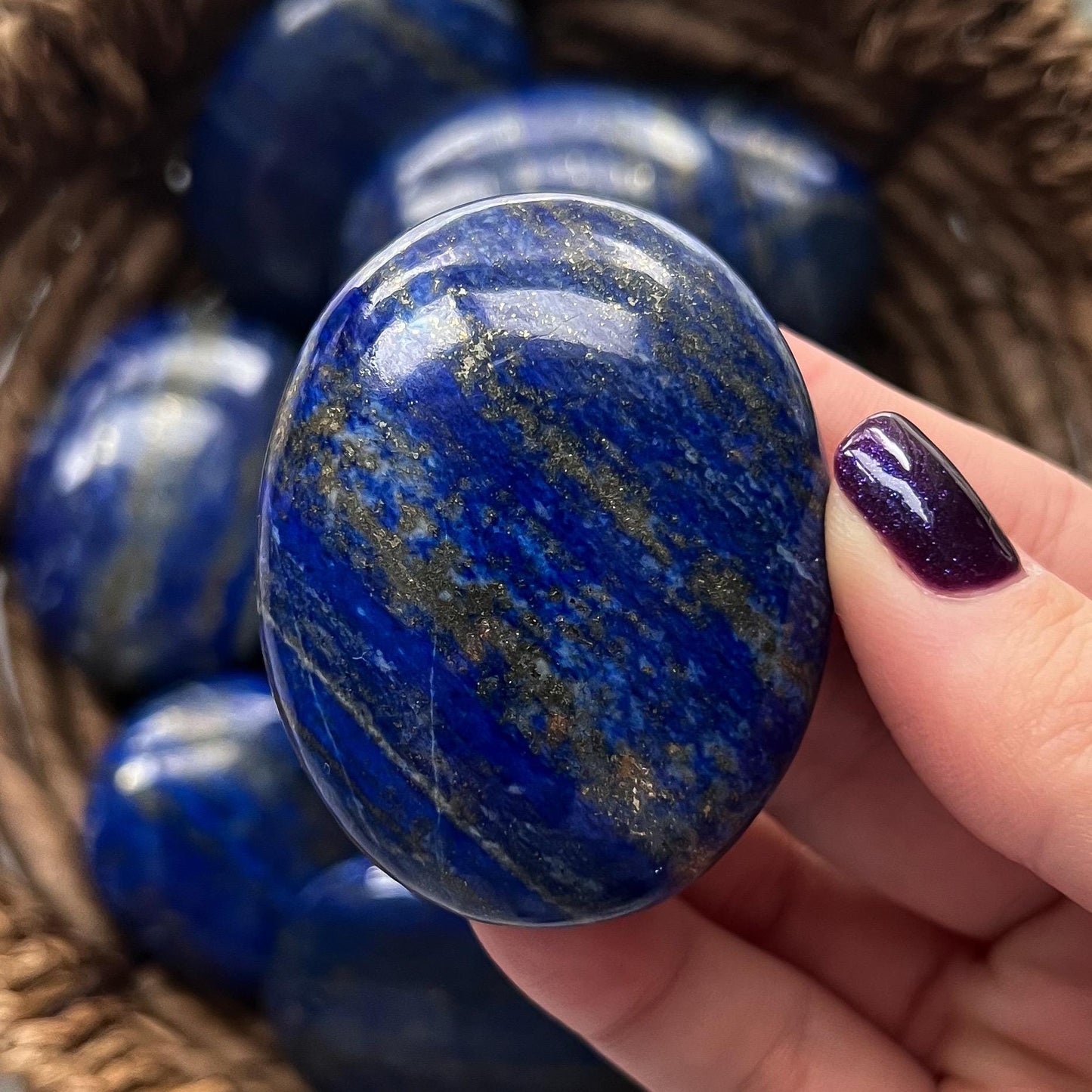 Lapis Lazuli Palm Stones