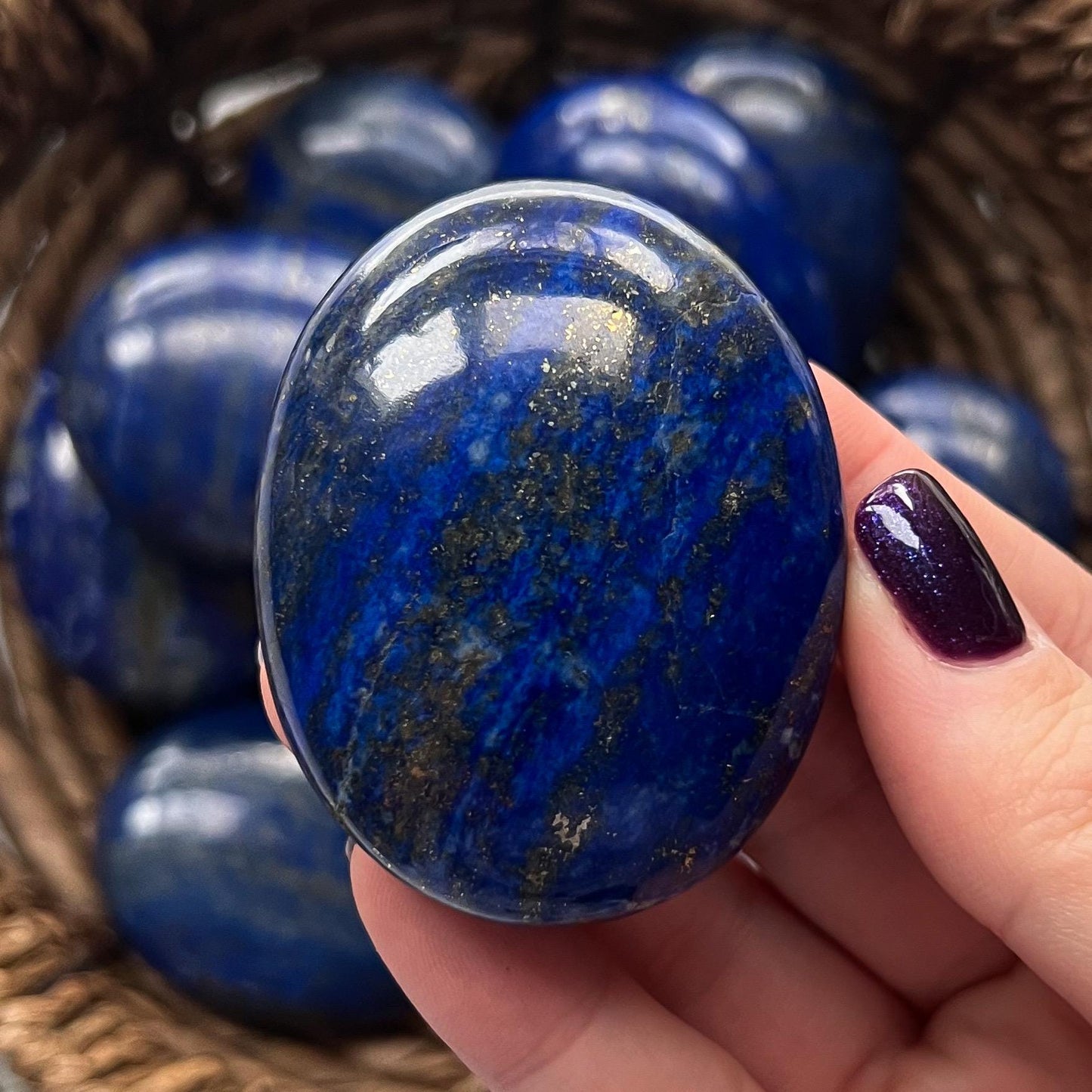 Lapis Lazuli Palm Stones