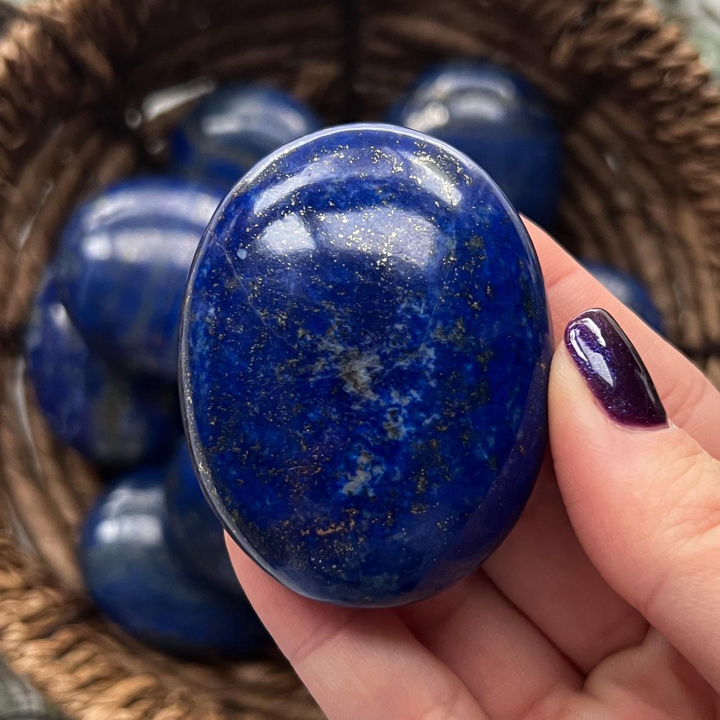 Lapis Lazuli Palm Stones
