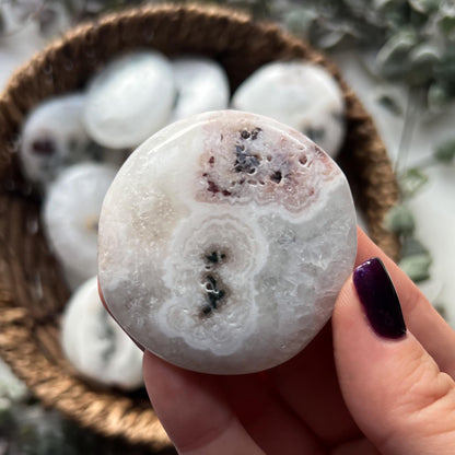Solar Quartz Palm Stones