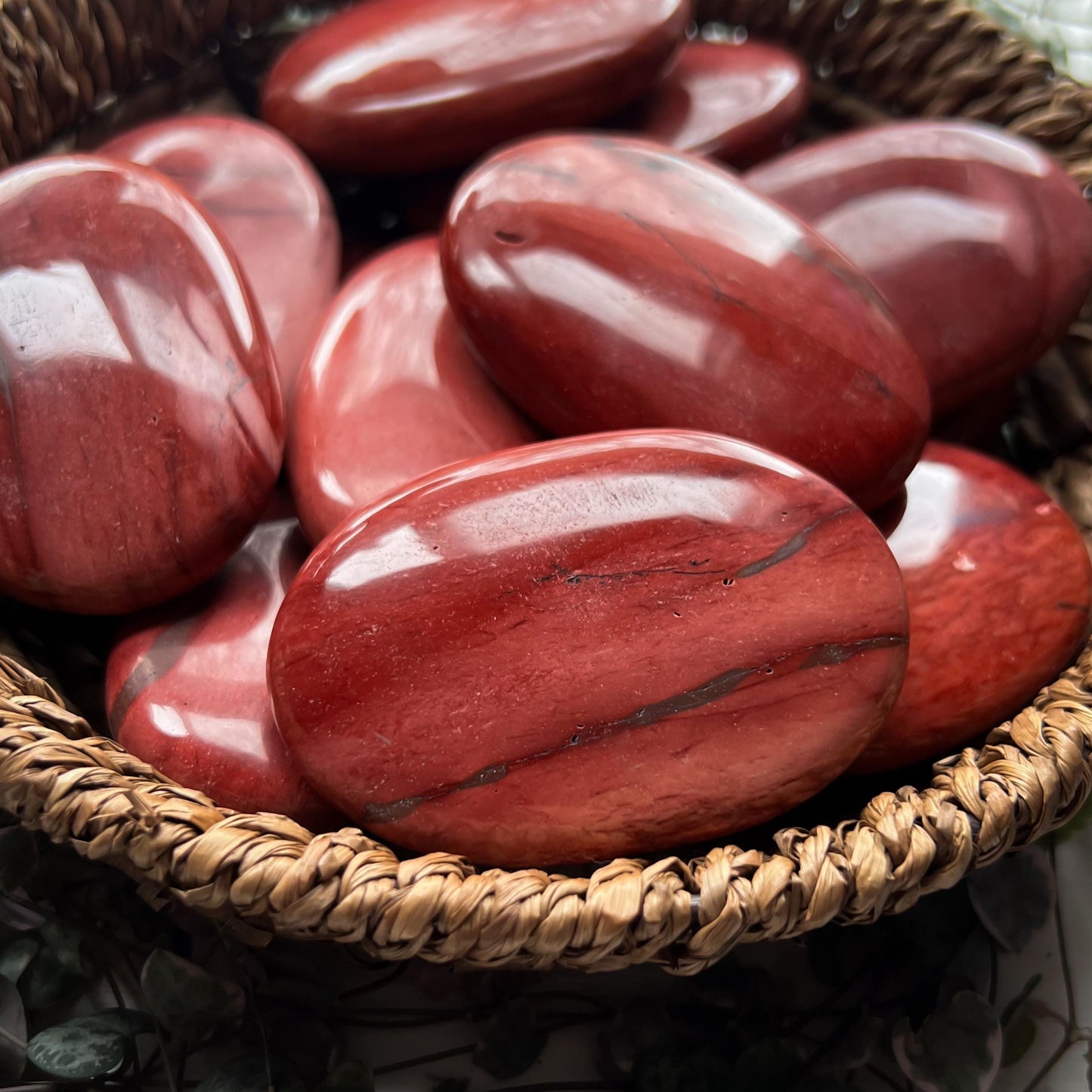 Mookaite Jasper Palm Stone