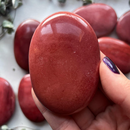 Mookaite Jasper Palm Stone