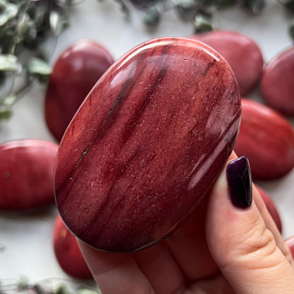 Mookaite Jasper Palm Stone